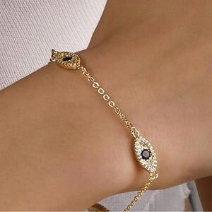 Bracelets for Women 14K Gold Silver Plated Ring Bracelet Hand Chain Dainty